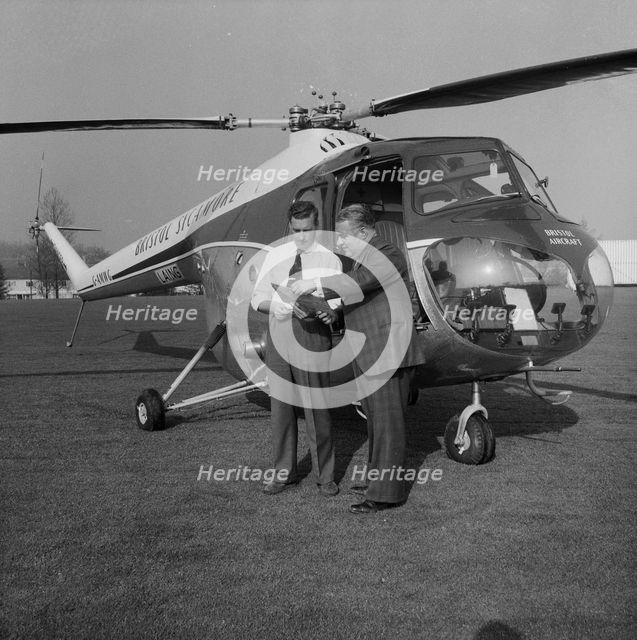 Sports Ground, Elstree, Elstree and Borehamwood, Hertsmere, Hertfordshire, 30/04/1958. Creator: John Laing plc.