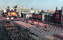 Sports Parade, Red Square, Moscow, 1972