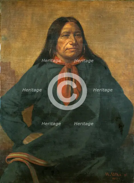 Spotted Tail, 1877. Creator: Henry Ulke.