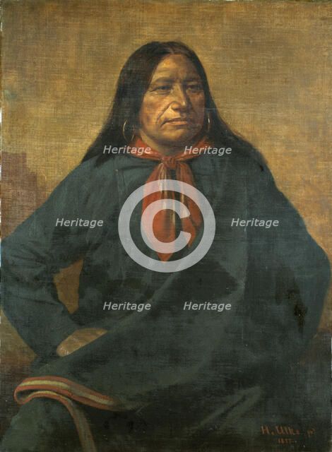 Spotted Tail, 1877. Creator: Henry Ulke.