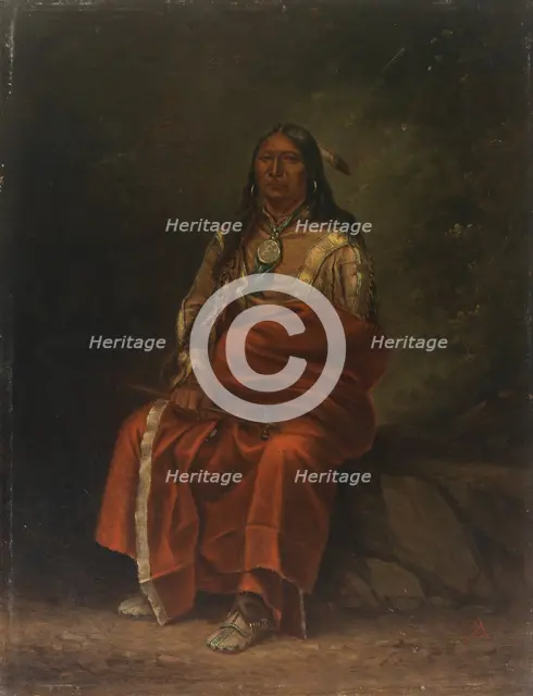 Spotted Tail, ca. 1887. Creator: Antonio Zeno Shindler.