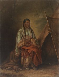 Spotted Tail's Squaw, ca. 1887. Creator: Antonio Zeno Shindler