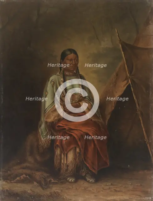 Spotted Tail's Squaw, ca. 1887. Creator: Antonio Zeno Shindler.