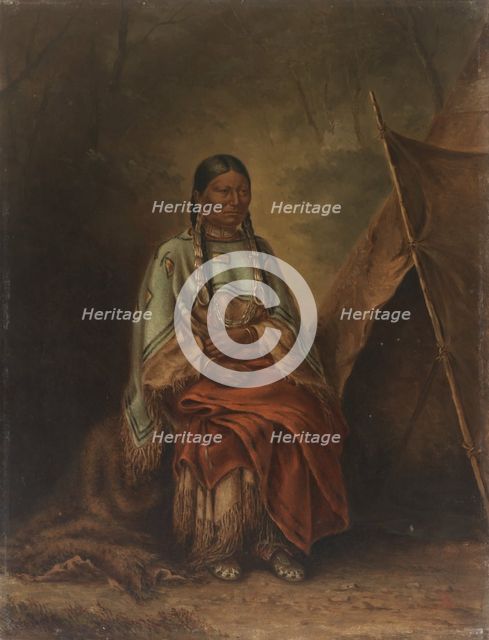 Spotted Tail's Squaw, ca. 1887. Creator: Antonio Zeno Shindler.