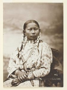 Spotted Fawn, Cheyenne bride, 1879. Creator: Laton Alton Huffman