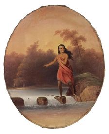 Spotted Fawn (Copy of \"The Chief's Daughter\" by John Gadsby Chapman), 1864. Creator: George Winter