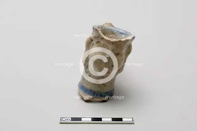 Spout in the shape of a human head, Saljuq period, early 13th century. Creator: Unknown.