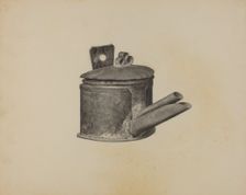 Spout Lamp, c. 1940. Creator: Helen Hobart