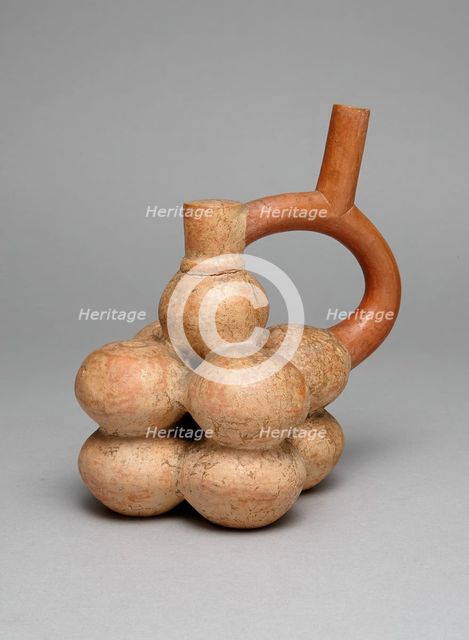 Spout Vessel in Form of a Stack of Globular Fruits, A.D. 250/500. Creator: Unknown.