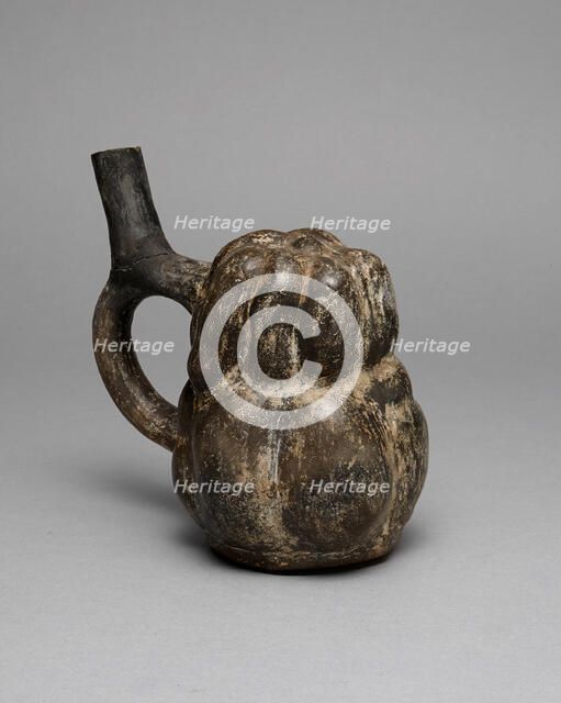 Spout Vessel in the Form of a Gourd, A.D. 250/500. Creator: Unknown.