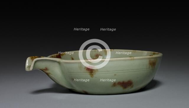 Spouted Bowl: Longquan Ware, 14th Century. Creator: Unknown.