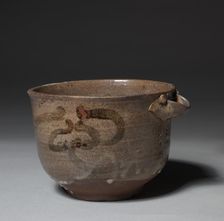 Spouted Bowl with Flower Design: Karatsu Ware, late 16th century. Creator: Unknown
