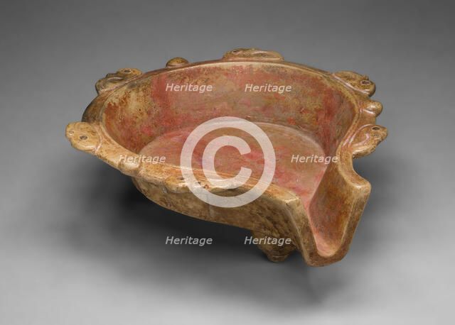 Spouted Dish with King Vulture Heads, 800/400 B.C. Creator: Unknown.