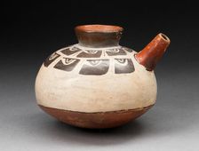 Spouted Jar with Repeated Abstract Motif, 180 B.C./A.D. 500. Creator: Unknown