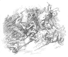 Sprang Out of the Morass and Flew at the Throats of the Renowned Riflemen 1902