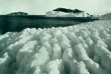 Spray Ridges of Ice After A Blizzard c1910–1913, (1913). Artist: Herbert Ponting