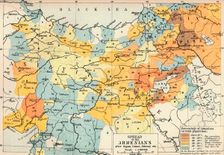 Spread of the Armenias after Supan, Cuinet, Selenoy etc c1560, (1907)