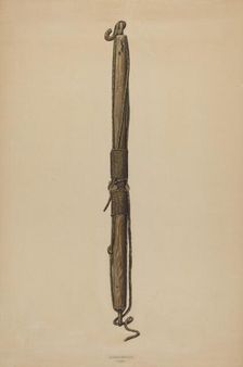 Spreader for Schooner Rigging, 1939. Creator: Erwin Stenzel