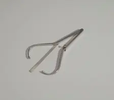 Spreading calipers used by Dr. Montague Cobb, mid 20th century. Creator: Unknown