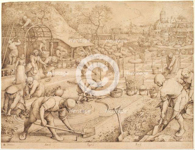 Spring, 1565. Artist: Bruegel (Brueghel), Pieter, the Elder (ca 1525-1569)