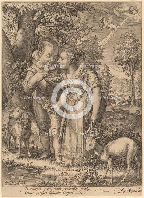 Spring, 1601. Creator: Jan Saenredam.