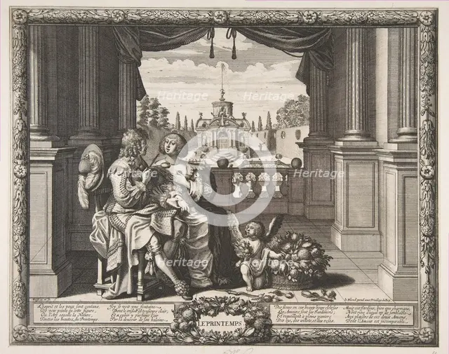 Spring, 1635-37. Creator: Abraham Bosse.