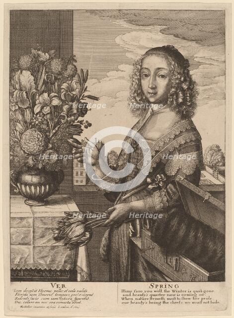 Spring, 1641. Creator: Wenceslaus Hollar.