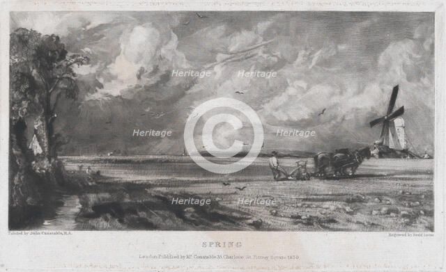 Spring, 1830. Creator: David Lucas.