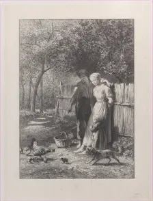 Spring, 1864. Creator: Charles Emile Jacque