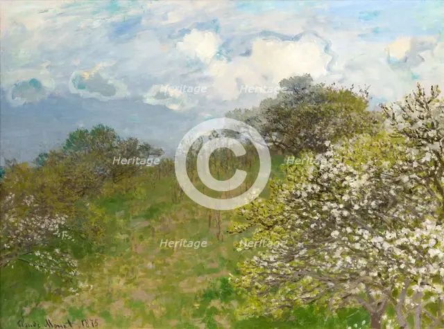 Spring, 1875. Creator: Monet, Claude (1840-1926).