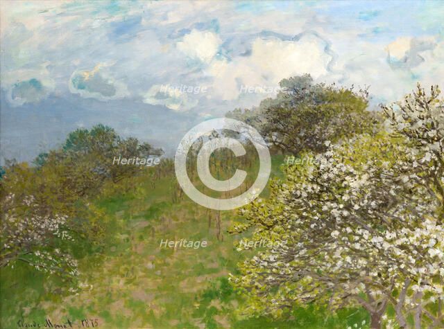 Spring, 1875. Creator: Monet, Claude (1840-1926).