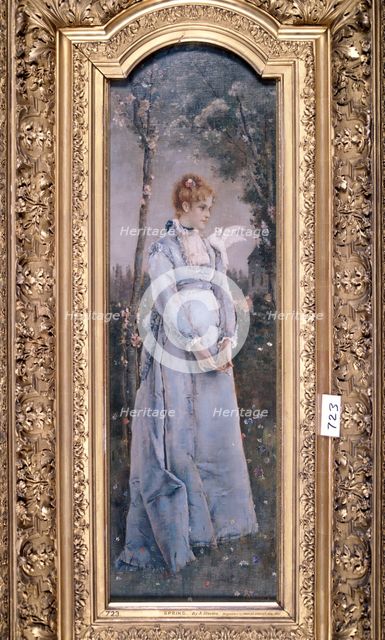'Spring', 1876. Artist: Alfred Emile Leopold Joseph Victor Stevens