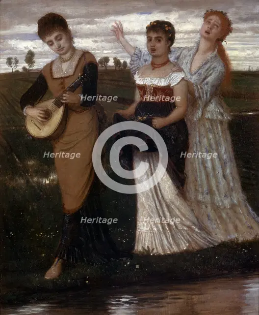 'Spring', 1876.  Artist: Arnold Böcklin