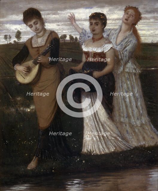 'Spring', 1876.  Artist: Arnold Böcklin