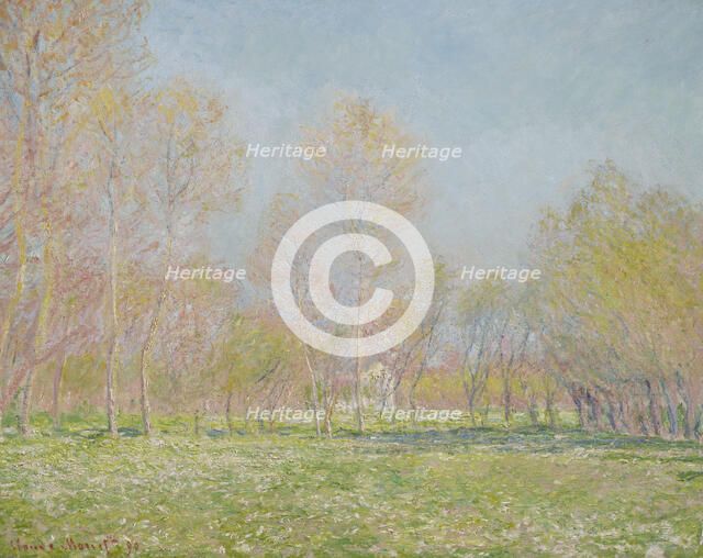 Spring, 1877. Creator: Claude Monet.