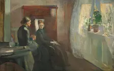 Spring, 1889. Creator: Edvard Munch