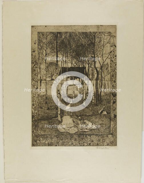 Spring, 1896. Creator: Heinrich Vogeler.