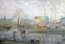Spring 1921. Creator: Kustodiev, Boris Michaylovich (1878-1927)