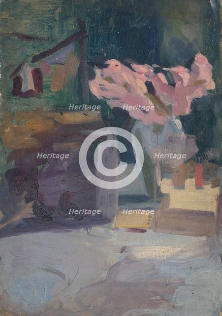 Spring Motif with a Bouquet, after 1900. Creator: Ludovit Pitthordt.