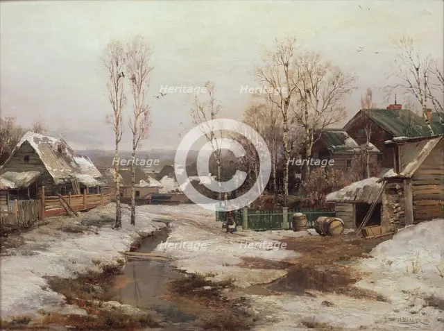 Spring near St. Petersburg, 1896. Artist: Velz, Ivan Avgustovich (1866-1926)