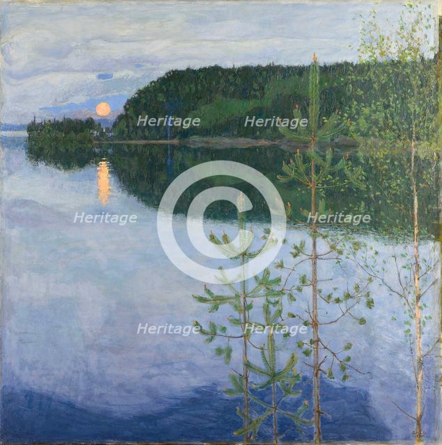 Spring Night, 1915. Creator: Gallen-Kallela, Akseli (1865-1931).