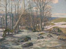 Spring at Mesna, 1912. Creator: Fredrik Jonas Lucian Botfield Collett