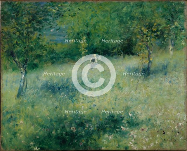 Spring at Chatou, c1873. Creator: Renoir, Pierre Auguste (1841-1919).