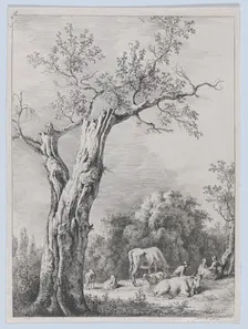 Spring, after a drawing completed in Saint-Chamond, 1795. Creator: Jean-Jacques de Boissieu