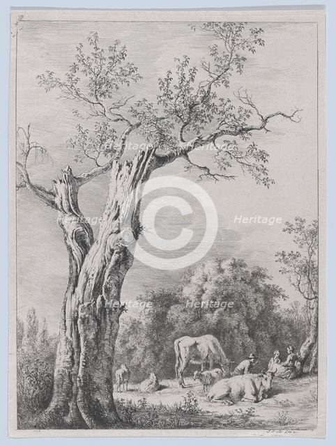 Spring, after a drawing completed in Saint-Chamond, 1795. Creator: Jean-Jacques de Boissieu.