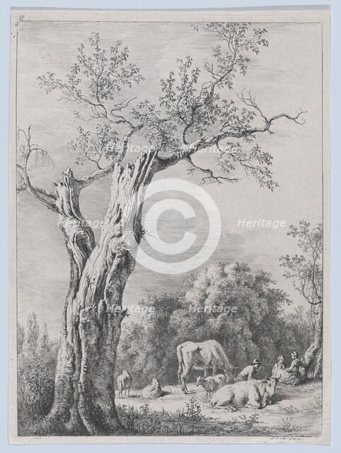 Spring, after a drawing completed in Saint-Chamond, 1795. Creator: Jean-Jacques de Boissieu.