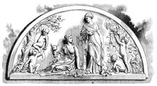 "Spring and Autumn," by F. J. Williamson, from the late Royal Academy exhibition, 1873. Creator: Unknown