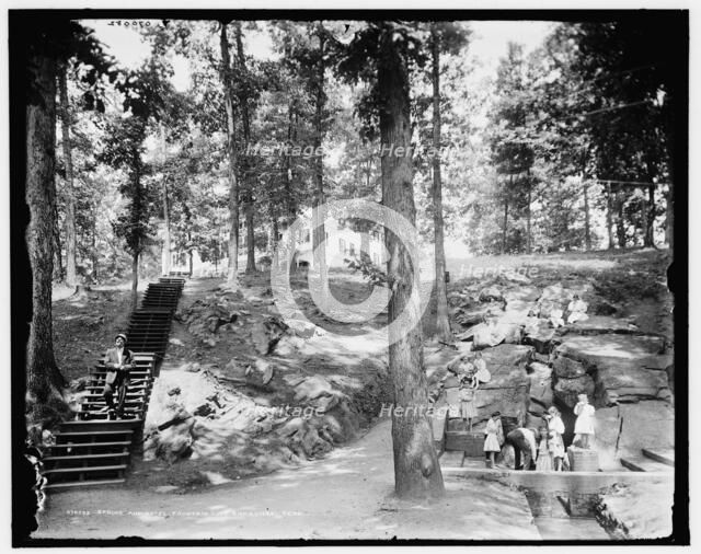 Spring and Hotel Fountain City, Knoxville, Tenn., c1907. Creator: Unknown.