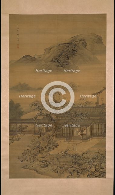 Spring Arriving in the Han Palace, Qing dynasty (1644-1911), 1717. Creator: Yuan Jiang.