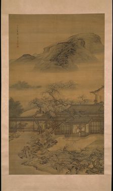 Spring Arriving in the Han Palace, Qing dynasty (1644-1911), 1717. Creator: Yuan Jiang